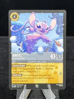 Disney Lorcana-Winterspell-Angel-Experiment 624-#191-Regular-M/NM - Image 1