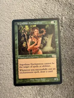 MTG Argothian Enchantress Urza's Saga Regular Card Near Mint Condition - Image 2