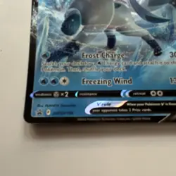 Pokemon TCG Glaceon V SWSH196 Sword & Shield Promo Holo Full Art 210 HP Card - Image 2