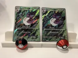 Pokemon - Arbok - 176/162 (Eng) & Arbok 079/071 AR (Thai) - 2 card lot - NM/M - Image 1