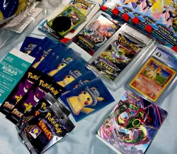 Pokemon bundle bulk 🔥 unopened packs, sleeves, graded cards, binder, keychain - Image 3