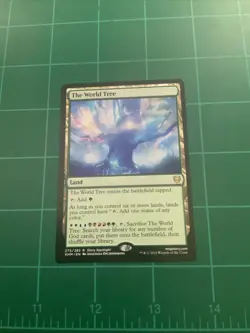 Magic The Gathering The World Tree Card - Image 1