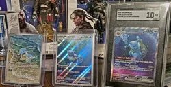 Pokemon 151, Set Not Completed SGC 10 Blastoise!!! Over 300 Cards - Image 1