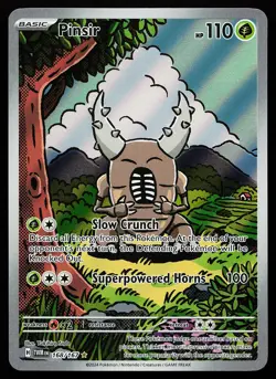 Pinsir 168/167 Holo Illustration Rare Twilight Masquerade Pokemon Card - Image 1