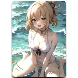 Goddess Story Beautiful Figure Anime Waifu Card Yoimiya Genshin Impact SSR-029 - Image 1