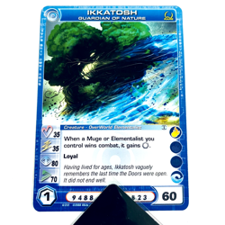 Chaotic TCG Card: Ikkatosh Guardian of Nature Rare Overworld Max Energy & Speed - Image 1