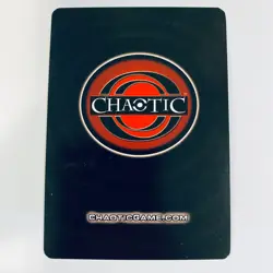 Chaotic TCG Card: Ikkatosh Guardian of Nature Rare Overworld Max Energy & Speed - Image 2