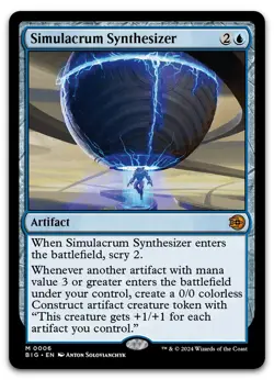 Simulacrum Synthesizer #6 (NM) Thunder Junction BIG Magic MTG - Image 1