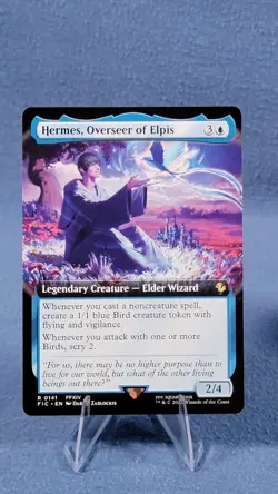 x1 Hermes Overseer of Elpis Extended Art R MTG Commander Final Fantasy M/NM - Image 1