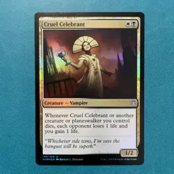 MTG NM: Cruel Celebrant - War of the Spark (WAR) Holo/Foil, English - Image 1