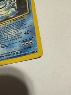 Blastoise Holo 2/102 1999 Pokemon Base Set WOTC Original Played Cond - Image 5