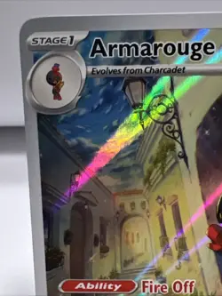Pokemon TCG Scarlet & Violet Base Armarouge 203/198 Illustration Rare One Owner - Image 2