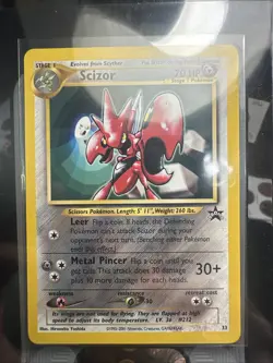Scizor 33/53 Wotc Promo Regular Pokemon Vintage - Image 1