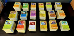 English Pokemon Bulk Cards | Normal + Reverse | Modern Mixed Sets | C + UC + R - Image 1