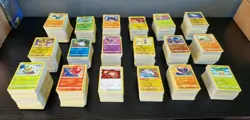 English Pokemon Bulk Cards | Normal + Reverse | Modern Mixed Sets | C + UC + R - Image 2