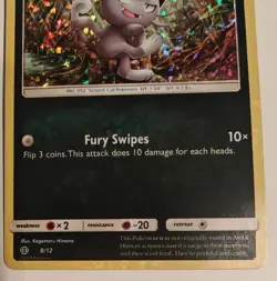 Rare Alolan Meowth 8/12 Holo McDonald's Promo Card 2017 Pokemon TCG Near Mint . - Image 3