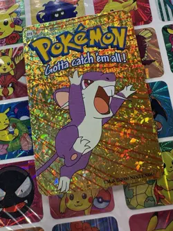 Pokemon 151 Vintage Pocket Monsters Vending HOLO Prism Sticker 2000 Nintendo - Image 1