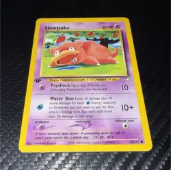 Pokemon Slowpoke Neo Genesis 73/111 Common 50 HP Regular 1st Edition English - Image 1