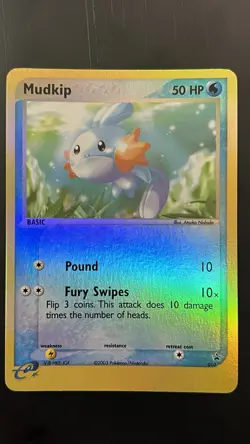 Mudkip 010 LP/NM (e-League) Nintendo Black Star Promo Pokemon TCG Reverse Holo - Image 1