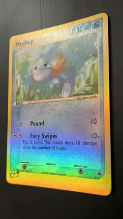 Mudkip 010 LP/NM (e-League) Nintendo Black Star Promo Pokemon TCG Reverse Holo - Image 3
