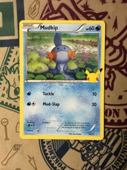 Mudkip 19/25 - Non Holo - Pokemon 25th Anniversary - McDonalds Promo Card - Image 3