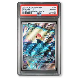 2023 POKEMON SV BLACK STAR PROMO 065 SCREAM TAIL ETB PROMO PSA 10 - Image 1