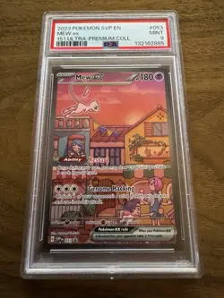 2023 Pokemon SVP en Mew EX Ultra Premium Coll #053 PSA 9 - Image 1