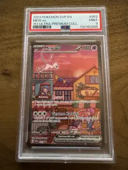 2023 Pokemon SVP en Mew EX Ultra Premium Coll #053 PSA 9 - Image 3