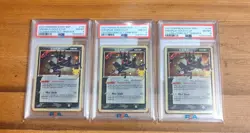 2021 Pokemon SWSH Greninja Gold Star Celebrations PSA Graded 8 Lot of (3) - Image 1