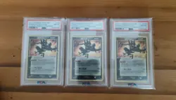 2021 Pokemon SWSH Greninja Gold Star Celebrations PSA Graded 8 Lot of (3) - Image 2