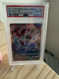Pokemon TCG Sylveon GX 92a/145 PSA 10 Gem Mint - Image 1