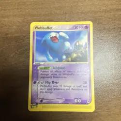 2003 Pokemon EX Sandstorm WOBBUFFET Non Holo 26/100 RARE E-Reader NM - Image 2