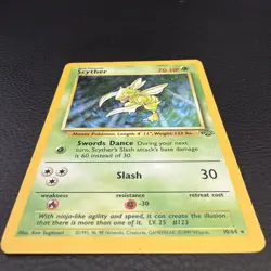 Pokemon Jungle Scyther Holo Rare 10/64. 1999 Vintage Base Set! Clean 💎💎 - Image 2