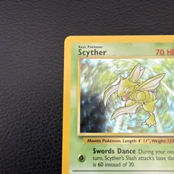 Pokemon Jungle Scyther Holo Rare 10/64. 1999 Vintage Base Set! Clean 💎💎 - Image 4