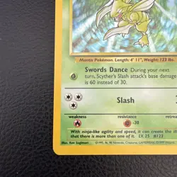 Pokemon Jungle Scyther Holo Rare 10/64. 1999 Vintage Base Set! Clean 💎💎 - Image 5