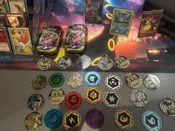 50 Pokemon TCG Coins Official Genuine Joblot Bulk Bundle - Image 1