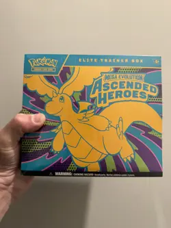 Pokemon TCG Ascended Heroes ETB Factory SEALED in hand ships fast - Image 1