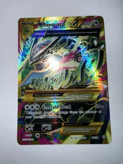 Pokemon M Rayquaza EX Full Art Holo Ultra Rare XY Ancient Origins 98/98 220HP - Image 2