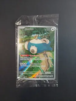 Pokemon TCG Snorlax 051 (SEALED) IR Pokemon 151 Black Star Promo NM English - Image 1