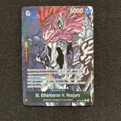 St. Ethanbaron v. Nusjuro (Alternate Art) OP13-080 Carrying On His Will Foil - Image 1
