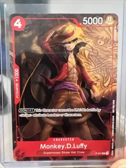 Monkey.D.Luffy Promo Cards One Piece, English Edition - Image 1