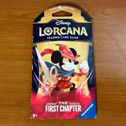 Disney Lorcana The First Chapter Booster Pack SEALED Mickey Mouse Art - Image 1