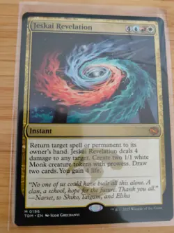 MTG Jeskai Revelation 0196 Tarkir Dragonstorm M/NM Free UK P&P - Image 1