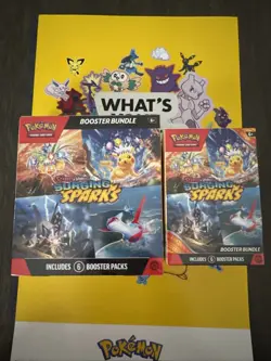 Pokemon Surging Spark 2 Factory Sealed Booster Bundles (6 packs Each) - Image 1