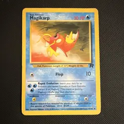 Pokemon Magikarp 47/82 Team Rocket Common Basic HP30 Regular Unlimited 2000 Card - Image 1