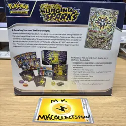 SLIGHTLY DAMAGED Pokemon TCG Surging Sparks Elite Trainer Box FACTORY SEALED NEW - Image 4