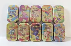 Pokemon S&V 151 Mini Tins Complete Set of 10 Brand New Factory Sealed - Image 2
