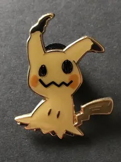Mimikyu Pokemon Pin Badge Metal 2015 From Shiny Pin Box RARE - Image 1