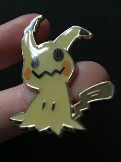 Mimikyu Pokemon Pin Badge Metal 2015 From Shiny Pin Box RARE - Image 3