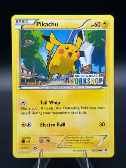 Pokemon TCG Pikachu Build-A-Bear Workshop Promo 20/108 Promo Promo MP - Image 1